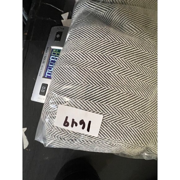 Ann Taylor LOFT Womens Herringbone Wool Blend Belted Wide Leg Pants 8P career - Picture 8 of 8